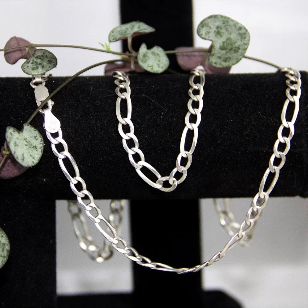 Sterling silver figaro